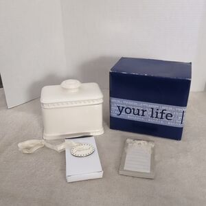 Creative Memories Treasures Journal Jar Keepsake Box